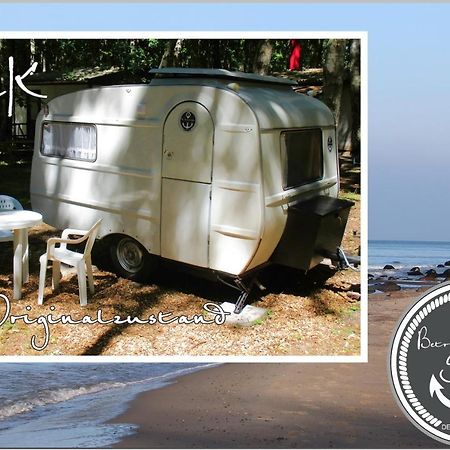 דראנסקה Ddr Wohnwagen Qek Direkt Am Strand מראה חיצוני תמונה